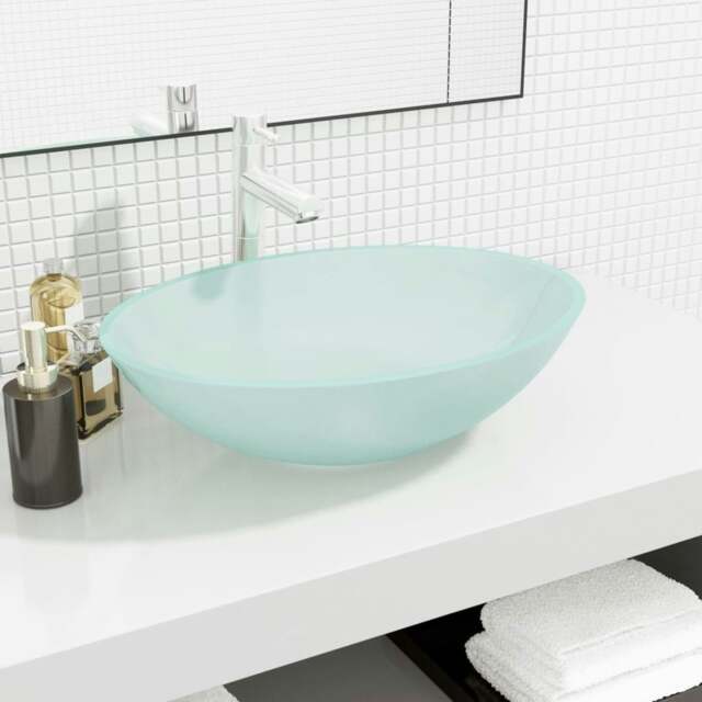 Rackhams Basin Glass 50x37x14 cm Frosted