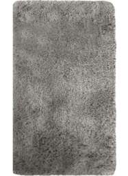 Rackhams Soft Washable Grey Shaggy Rug - SA-04 - 140X200 cm - thumbnail 2