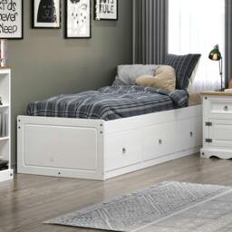 "Rackhams 3'0"" cabin bed - White" - thumbnail 1