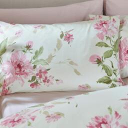 Rackhams Avebury Floral Reversible Duvet Cover Set Cream - Super King - Cream - thumbnail 3