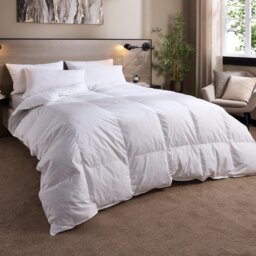 Rackhams Goose Feather And Down Duvet, 2 Medium Pillows - Double - 13.5 All Seasons - thumbnail 1