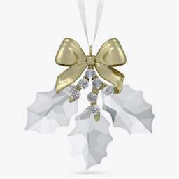 Rackhams Holiday Magic Holly Leaves Bow Ornament 5685701 - thumbnail 1