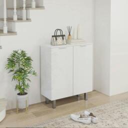 Rackhams Five-Shelf Shoe Storage Cupboard - White - thumbnail 2