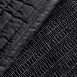 Rackhams Velvet Pinsonic Quilted Bedspread Black - 220 x 220 cm - Black - thumbnail 2