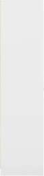 Rackhams Denver 3 Door Triple Wardrobe - White Gloss - thumbnail 3