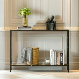 Rackhams 106CM Wide Narrow Console Table Industrial Style - thumbnail 3