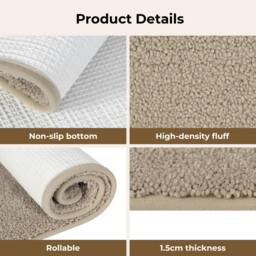 Rackhams Door Mats Indoor Washable Runner Rugs Non Slip Kitchen Floor Mat 50x80cm - thumbnail 6