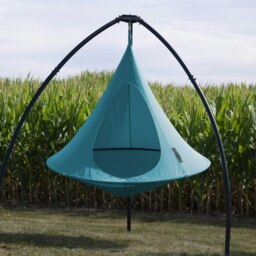 Rackhams Single Cacoon Hanging Chair - Bayou Breeze - thumbnail 2
