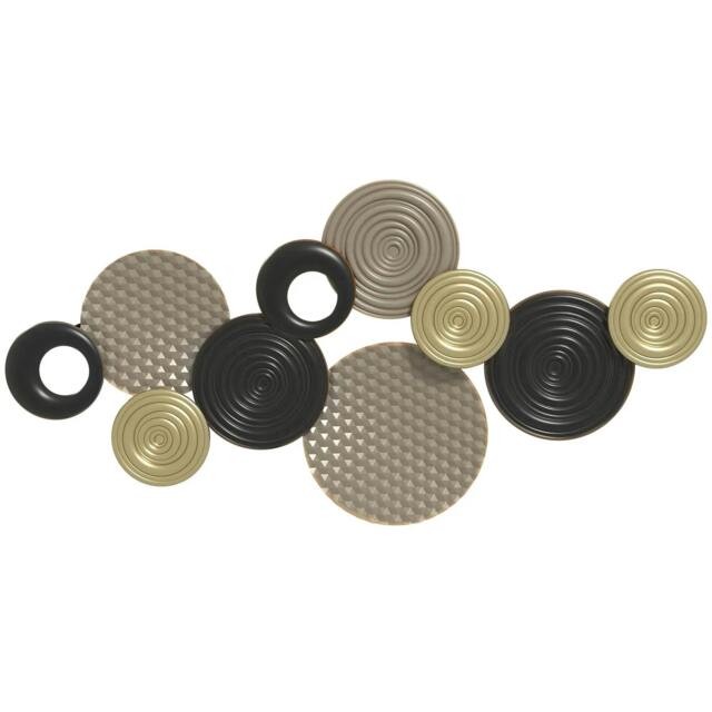 Rackhams Metal Wall Art, Modern Hanging Wall Decor with Multi-Disc Design for Living Room Bedroom Dining Room