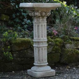 Rackhams Classic Corinthian Birdbath with Square Top - thumbnail 2