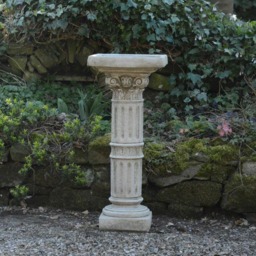 Rackhams Classic Corinthian Birdbath with Square Top - thumbnail 4