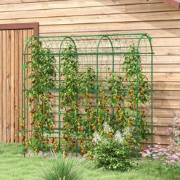 Rackhams 183 cm Tall Garden Trellis for Climbing Plants Outdoor - thumbnail 1