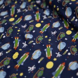 Rackhams Child blanket - space print - One Size - Blue - thumbnail 3