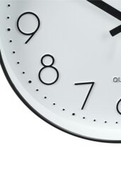 Rackhams 12-Inch Minimalist Wall Clock with Arabic Numerals - White - thumbnail 6