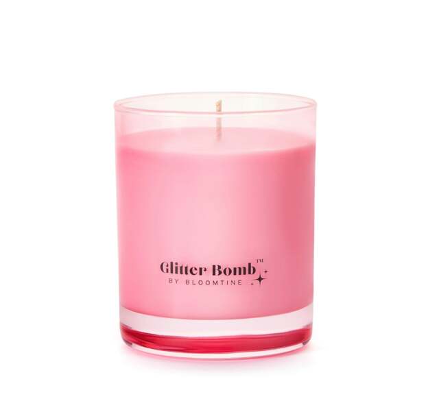 Rackhams Plumphoria - Glitter Bomb™ Luxury Gift Candle In Plum & Rose 230G - image 1
