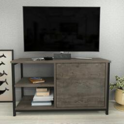 "Rackhams Muskegon Modern Tv Stand TV Cabinet for TV's up to 41"" - Black White" - thumbnail 6