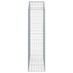 Rackhams Arched Gabion Basket 150x50x180/200 cm Galvanised Iron - thumbnail 4