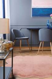 Rackhams Luxury Pink Faux Fur Rug - 70X120 cm - thumbnail 6