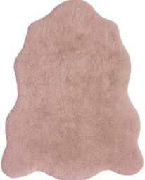 Rackhams Luxury Pink Faux Fur Rug - 70X120 cm - thumbnail 2