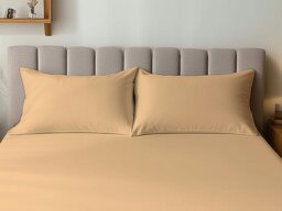 Rackhams Microfibre Soft Touch Plain Dyed Housewife Pillowcase Pair - Pink - thumbnail 4