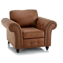 Rackhams Oakland Living Room Furniture Range - Heritage Brown - Arm Chair - thumbnail 1
