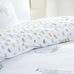 Rackhams Zoo Animals Cotton Reversible Duvet Cover Set - Single - thumbnail 4