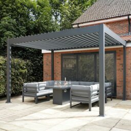 Rackhams Aluminium Pergola 3m x 3m