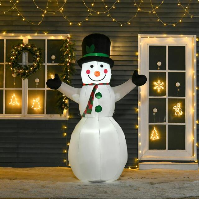 Rackhams 6.5ft Inflatable Snowman Xmas Airblown Holiday Decoration Outdoor - image 1