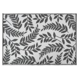 Rackhams The Gardener Reversible Small Leaf Decorative Outdoor Rug 150x210cm - thumbnail 2