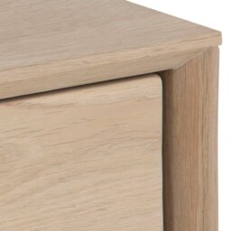 Rackhams Century 1 Drawer Wall Mounted Bedside Table in Oak - Brown - Manufactured wood - 1 - thumbnail 5