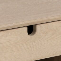 Rackhams Century 1 Drawer Wall Mounted Bedside Table in Oak - Brown - Manufactured wood - 1 - thumbnail 6