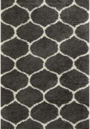 Rackhams Moroccan Dark Grey Shaggy Rug - 640 - 180X270 cm - thumbnail 1