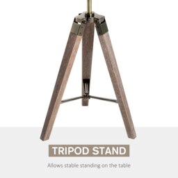 Rackhams Vintage Tripod Table Desk Lamp Bedside Light Copper Finish - thumbnail 4
