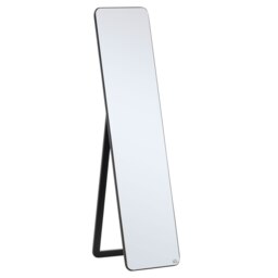 Rackhams Full Length Mirror Free Standing or Wall Mount Dressing Bedroom Black - thumbnail 3
