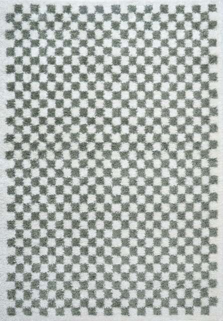 Rackhams Moodi Shaggy Green Lunel Rug - 200X290 cm - image 1