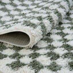 Rackhams Moodi Shaggy Green Lunel Rug - 200X290 cm - thumbnail 4