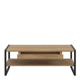 Rackhams High Rock Coffee Table in Riviera Oak - Riviera Oak - Brown - 60 - thumbnail 4
