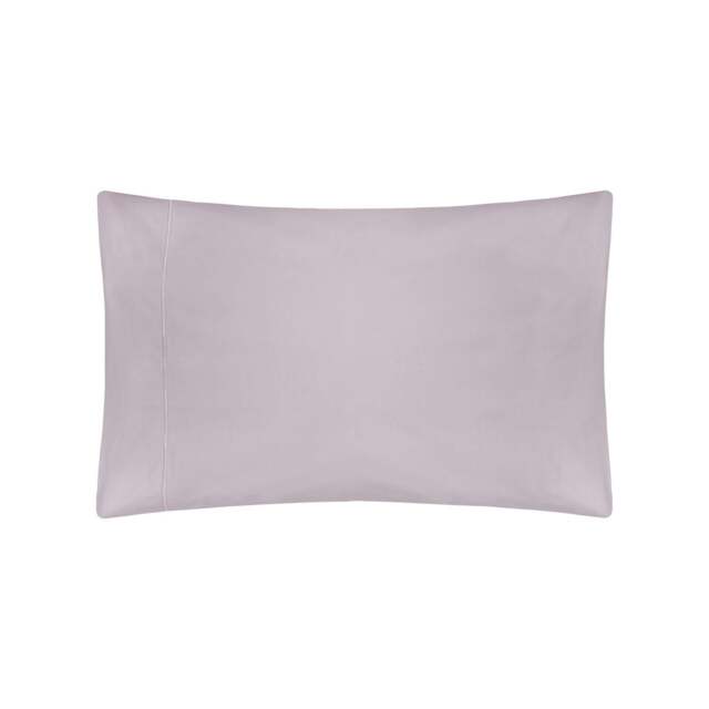Rackhams 400 Thread Count Egyptian Cotton Housewife Pillowcase - Mulberry - One Size - Mulberry - 100% Egyptian Cotton - image 1