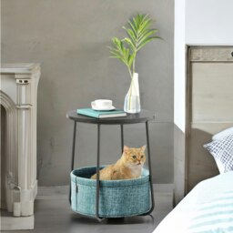 Rackhams Side Table with Removable and Washable Storage Basket - thumbnail 2