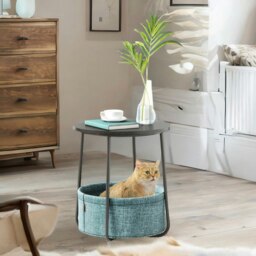 Rackhams Side Table with Removable and Washable Storage Basket - thumbnail 3