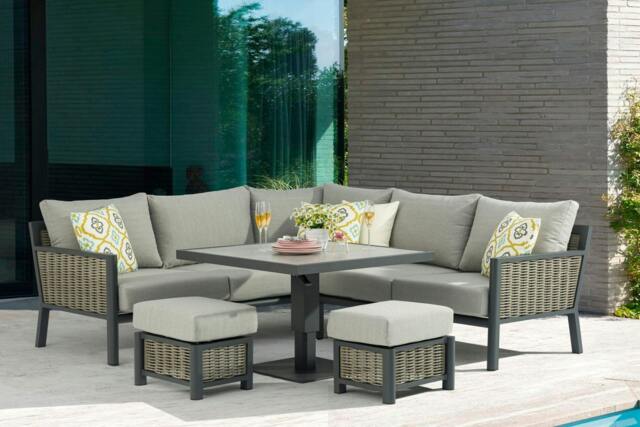 Rackhams Abbey 6-Seater Corner Sofa Set - Premium Garden Furniture - image 1