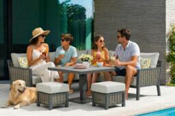 Rackhams Abbey 6-Seater Corner Sofa Set - Premium Garden Furniture - thumbnail 2