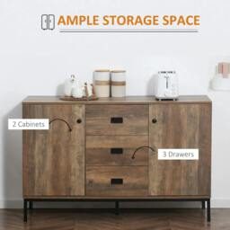Rackhams Modern Mango Wood-Effect Sideboard - thumbnail 4