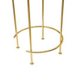 Rackhams Opulence Set of 2 Nested Side Tables Marble/Gold - thumbnail 6