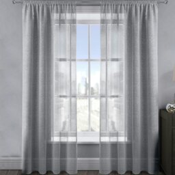 Rackhams Alessandria Sparkle Slot Top Voile Panel - 137cm x 228cm - Blush Pink - thumbnail 3
