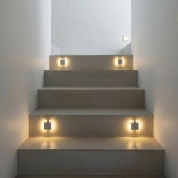 Rackhams Halo Square 1 Watt Recessed Interior Stair Light - thumbnail 3