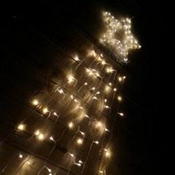 Rackhams 3m Indoor Outdoor Shooting Star Multifunction LED Christmas Decoration with Timer in Warm White - thumbnail 3