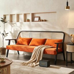 Rackhams Morris Rattan Two Seater, Three Seater Sofa - Three Seater 200cm - thumbnail 5