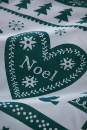 Rackhams Noel Duvet Cover Set - Teal - Super King - thumbnail 4