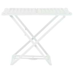 Rackhams Folding Clothes Dry Rack White Plastic - thumbnail 2